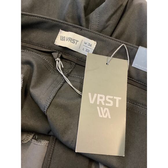 VRST Men's 36x32 Pure Black Commuter 5 Pocket Skinny N3-40 - Picture 7 of 10